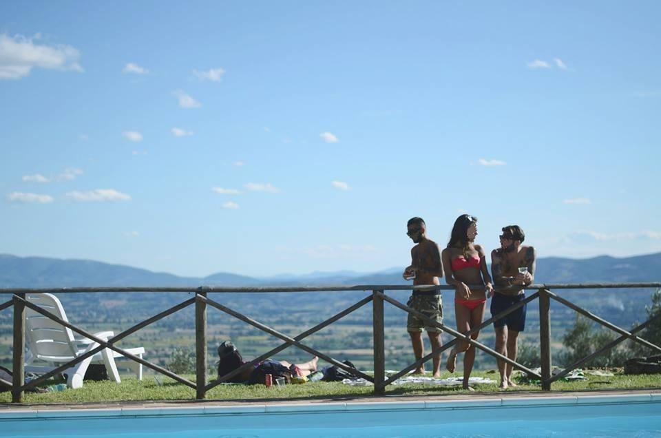 Agriturismo Villa Gabbiano Capodacqua  Buitenkant foto