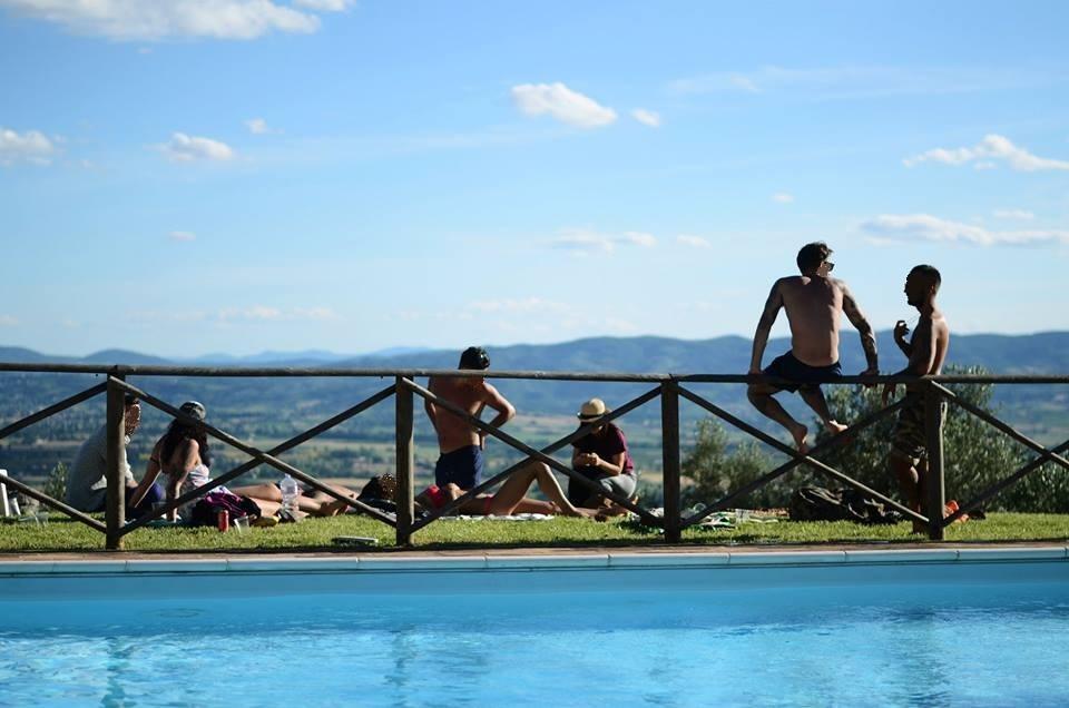 Agriturismo Villa Gabbiano Capodacqua  Buitenkant foto